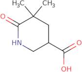 5,5-Dimethyl-6-oxopiperidine-3-carboxylic acid