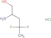 2-Amino-4,4-difluoropentan-1-ol hydrochloride