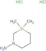 3,3-Dimethyl-1,3-azasilinan-1-amine dihydrochloride