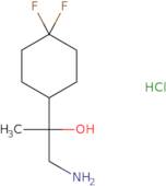 1-Amino-2-(4,4-difluorocyclohexyl)propan-2-ol hydrochloride