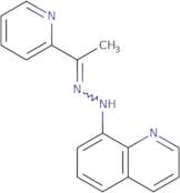 8-[(E)-2-[1-(Pyridin-2-yl)ethylidene]hydrazin-1-yl]quinoline