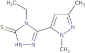5-(1,3-Dimethyl-1H-pyrazol-5-yl)-4-ethyl-4H-1,2,4-triazole-3-thiol