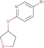 2-(Tetrahydrofuran-3-yloxy)-5-bromopyridine