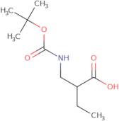 (R)-2-(tert-Butoxycarbonylamino-methyl)-butyric acid