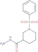 1-(Phenylsulfonyl)piperidine-3-carbohydrazide