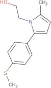 2-{2-Methyl-5-[4-(methylsulfanyl)phenyl]-1H-pyrrol-1-yl}ethan-1-ol