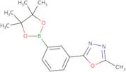 2-Methyl-5-(3-(4,4,5,5-tetramethyl-1,3,2-dioxaborolan-2-yl)phenyl)-1,3,4-oxadiazole