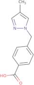 4-[(4-Methyl-1H-pyrazol-1-yl)methyl]benzoic acid