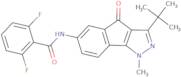 (2,6-difluorophenyl)-N-(3-(tert-butyl)-1-methyl-4-oxoindeno[2,3-d]pyrazol-6-yl)formamide