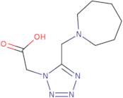 2-(5-(Azepan-1-ylmethyl)-1H-tetrazol-1-yl)acetic acid hydrochloride