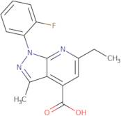 6-Ethyl-1-(2-fluorophenyl)-3-methyl-1H-pyrazolo[3,4-b]pyridine-4-carboxylic acid