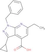 1-Benzyl-3-cyclopropyl-6-ethyl-1H-pyrazolo[3,4-b]pyridine-4-carboxylic acid