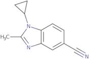 1-Cyclopropyl-2-methyl-1,3-benzodiazole-5-carbonitrile