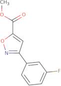 Methyl 3-(3-fluorophenyl)-1,2-oxazole-5-carboxylate