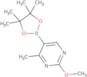 2-Methoxy-4-methyl-5-(4,4,5,5-tetramethyl-1,3,2-dioxaborolan-2-yl)pyrimidine