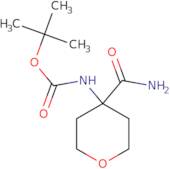 tert-Butyl N-(4-carbamoyloxan-4-yl)carbamate