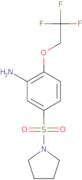 5-(Pyrrolidine-1-sulfonyl)-2-(2,2,2-trifluoroethoxy)aniline