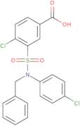 3-[Benzyl(4-chlorophenyl)sulfamoyl]-4-chlorobenzoic acid