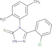 5-(2-Chlorophenyl)-4-(2,5-dimethylphenyl)-4H-1,2,4-triazole-3-thiol