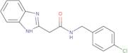 2-(1H-1,3-Benzodiazol-2-yl)-N-[(4-chlorophenyl)methyl]acetamide