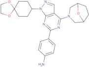 4-(4-(8-Oxa-3-azabicyclo[3.2.1]octan-3-yl)-1-(1,4-dioxaspiro[4.5]decan-8-yl)-1H-pyrazolo[3,4-d]pyr…