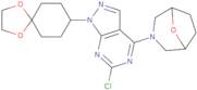 3-(6-chloro-1-(1,4-dioxaspiro[4.5]decan-8-yl)-1H-pyrazolo[3,4-d]pyrimidin-4-yl)-8-oxa-3-azabicyclo[3.2.1]octane