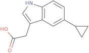2-(5-Cyclopropyl-1H-indol-3-yl)acetic acid