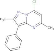 7-Chloro-2,5-dimethyl-3-phenylpyrazolo[1,5-a]pyrimidine