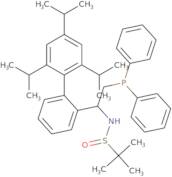 (R)-N-((S)-2-(Diphenylphosphanyl)-1-(2',4',6'-triisopropyl-[1,1'-biphenyl]-2-yl)ethyl)-2-methylpro…