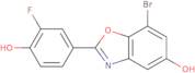 7-Bromo-2-(3-fluoro-4-hydroxyphenyl)benzo[d]oxazol-5-ol