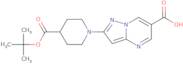 2-(4-(tert-Butoxycarbonyl)piperidin-1-yl)pyrazolo[1,5-a]pyrimidine-6-carboxylic acid