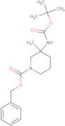 (R)-Benzyl 3-((tert-butoxycarbonyl)amino)-3-methylpiperidine-1-carboxylate