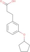 3-[3-(Cyclopentyloxy)phenyl]propanoic acid