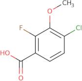 4-Chloro-2-fluoro-3-methoxybenzoic acid