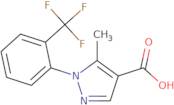 5-Methyl-1-[2-(trifluoromethyl)phenyl]-1H-pyrazole-4-carboxylic acid