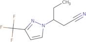 3-[3-(Trifluoromethyl)-1H-pyrazol-1-yl]pentanenitrile