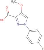 1-(4-Fluorophenyl)-4-methoxy-1H-pyrazole-3-carboxylic acid