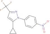 5-Cyclopropyl-1-(4-nitrophenyl)-3-(trifluoromethyl)-1H-pyrazole