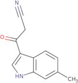 3-(6-Methyl-1H-indol-3-yl)-3-oxopropanenitrile