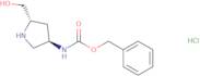 Benzyl ((3R,5S)-5-(hydroxymethyl)pyrrolidin-3-yl)carbamate hydrochloride