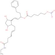 15-(6-Nitroxyhexanoyl)-17-phenyl trinor prostaglandin f2α