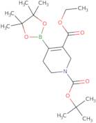 3-Ethyl 1-(2-methyl-2-propanyl) 4-(4,4,5,5-tetramethyl-1,3,2-dioxaborolan-2-yl)-5,6-dihydro-1,3(2H…