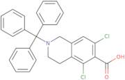 5,7-Dichloro-2-trityl-1,2,3,4-tetrahydroisoquinoline-6-carboxylic acid