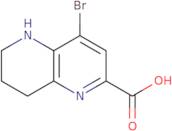 4-Bromo-5,6,7,8-tetrahydro-[1,5]naphthyridine-2-carboxylic acid