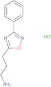 3-(3-Phenyl-1,2,4-oxadiazol-5-yl)propan-1-amine hydrochloride