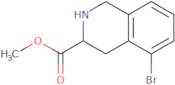 Methyl 5-bromo-1,2,3,4-tetrahydroisoquinoline-3-carboxylate