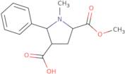 5-(Methoxycarbonyl)-1-methyl-2-phenylpyrrolidine-3-carboxylic acid