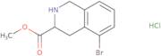 5-Bromo-1,2,3,4-tetrahydroisoquinoline-3-carboxylic acid methyl ester hydrochloride