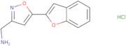 ([5-(1-Benzofuran-2-yl)isoxazol-3-yl]methyl)amine hydrochloride