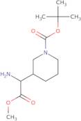 tert-Butyl 3-(1-amino-2-methoxy-2-oxoethyl)piperidine-1-carboxylate